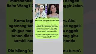 Download lagu Marshanda Trauma Pacaran dengan Baim Wong? Diturunkan di Pinggir Jalan saat Marahan #baimwong #short mp3