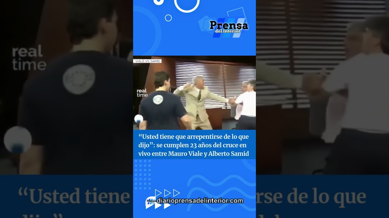 LA PELEA MEDIÁTICA MÁS RECORDADA DE LA TV NACIONAL