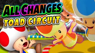 Toad Balloon Roshambo?! All Changes in Toad Circuit! | Classics VS Mario Kart 8 ANALYSIS