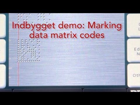 Mærkning af data matrix koder PRYOR PortaDot 60-30 Touch batteridrevet bærbar mærkemaskine