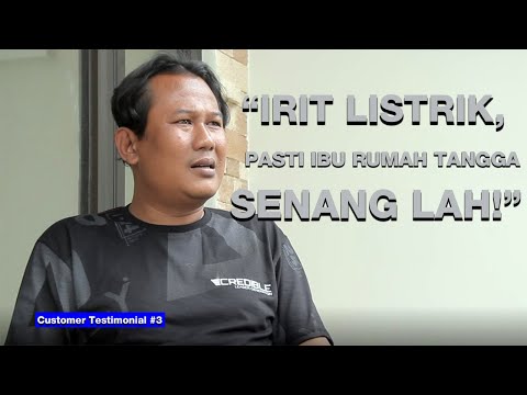 Testimonial : "Irit Listrik, Pasti Ibu Rumah Tangga Senang Lah!" (ICASolar Channel)