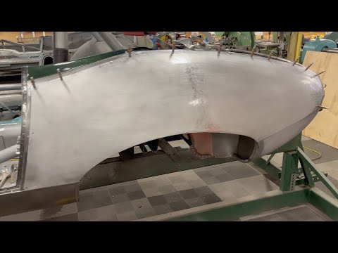 Jaguar E-Type - 1967 Vintage Racing Crash Repair - Part 14 - Oversize Rear Wings