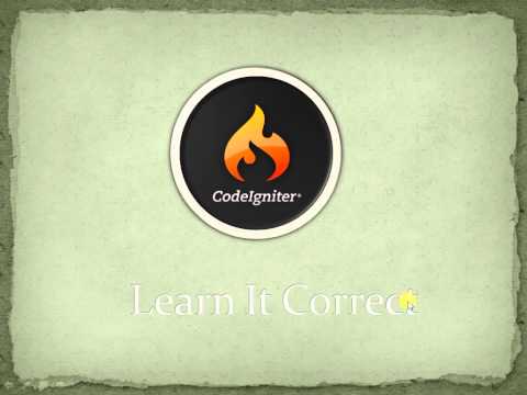 PHP MVC Codeigniter tutorial for beginners