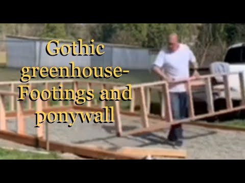 Gothic arch Greenhouse build | Busy Beaver | Chuck Beavers