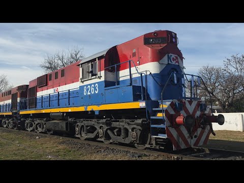 [4K] Tren de tolvas graneras de NCA con destino a General Deheza pasando por Marcos Juárez!!!!!!
