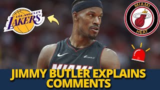 OUT NOW! SEE WHAT HE SAID! JIMMY EXPLAINS COMMENTS AMID THE RUMORS! MIAMI HEAT NEWS