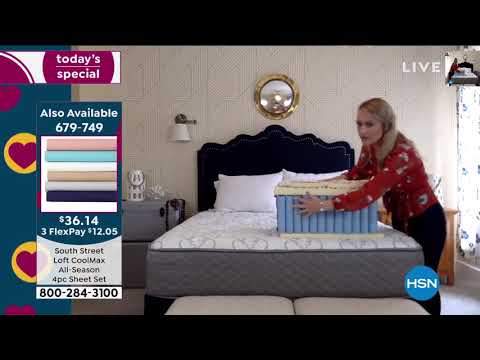 HSN | Sleep Solutions featuring South Street Loft Mattresses 04.26.2020 - 12 PM