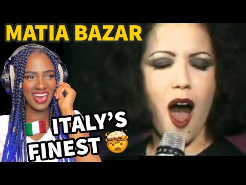 REACTING TO ITALIAN ROCK MUSIC FOR THE FIRST TIME | "Matia Bazar" - Ti Sento  (SINGER REACTION)