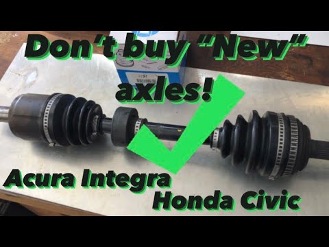 Don’t buy new axles-Rebuild them! Acura Integra-Honda Civic