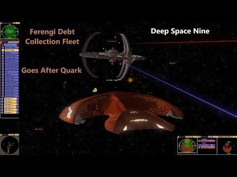 Ferengi Fleet Attack VS Deep Space Nine | Quark Debt Collection | Star Trek Ship Battle |