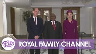 Prince and Princess of Wales Greet South African President