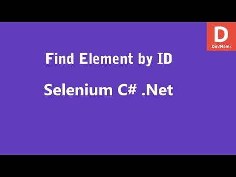 Selenium C Find Element by ID