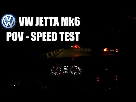 2017 VW Jetta Mk6 2.0 TDI 110 kW DSG - POV NIGHT DRIVE - TOP SPEED and ACCELERATION TEST |139|
