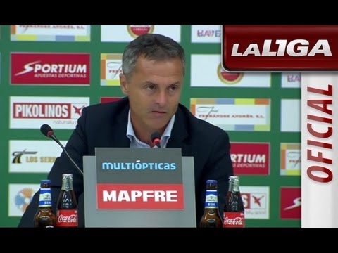 Rueda de Prensa de Escribá tras el Elche CF (1-2) Real Madrid - HD