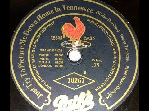 Pathé Dance Orchestra "Just Try To Picture Me Down Home In Tennessee"