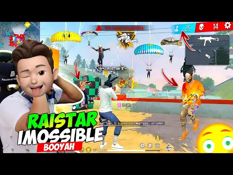 Br Rank Match Raistar Impossible 💪🏻 Booyah  in Bimasakti Intense situation last zone - Free Fire Max