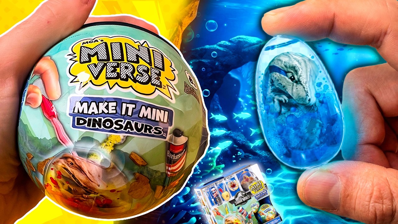 Unboxing Miniverse Make It Mini Dinosaurs Jurassic World
