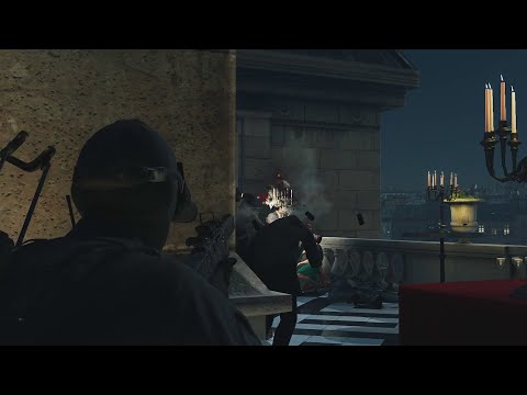Hitman 3 Paris All NPCs Have Random Guns Kill Everyone Splinter Cell Mod