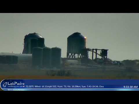 SpaceX Starship assembly 24h timelapse 2020-03-09