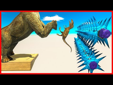 WHO can ESCAPE FROM KICK of BRACHIOSAURUS | ARBS - Animal Revolt Battle Simulator
