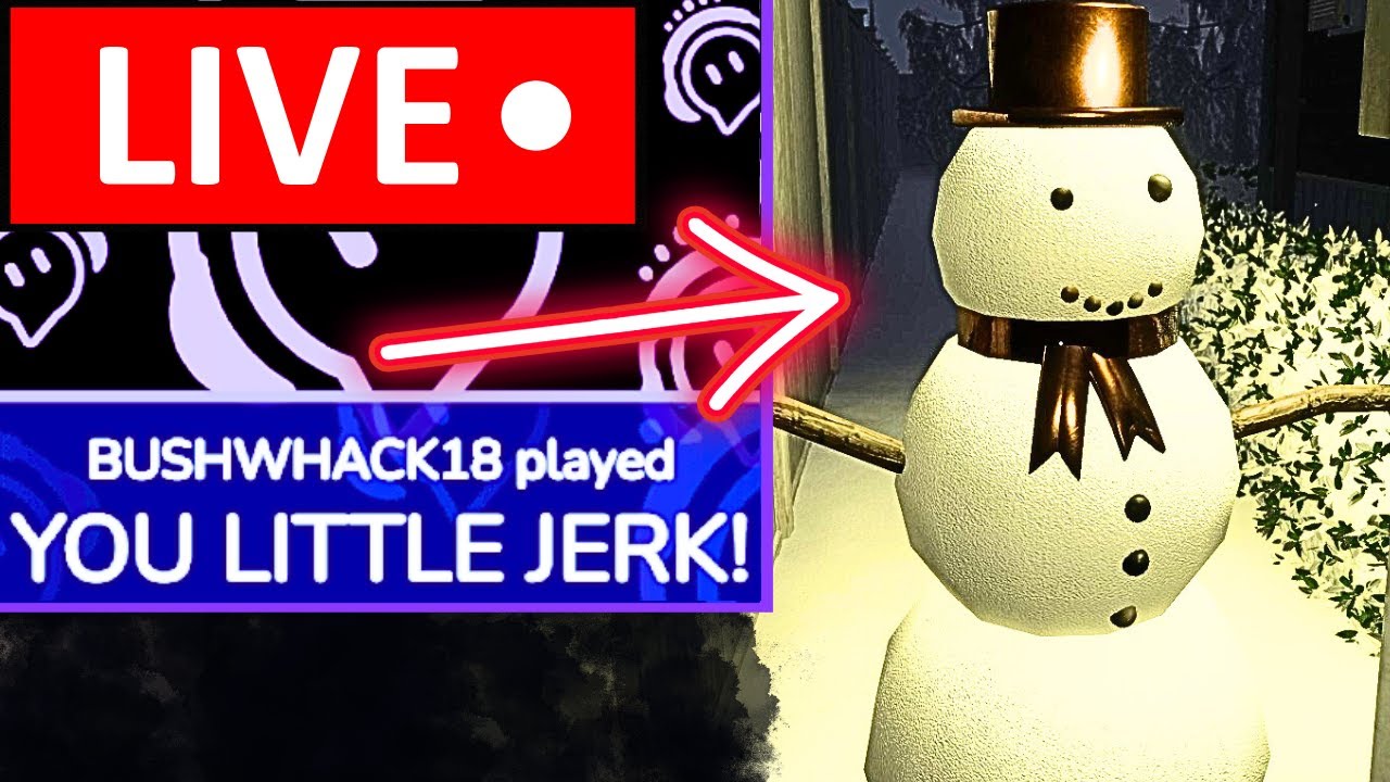 Meme Chaos In A NEW Scary Christmas Game! Live!