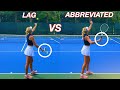 Lag or Abbreviate the Tennis Serve Backswing feat WTA Pro @TennisWithEma