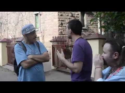 Arif Akimov freestyle for Lige Curry behind the buddhist temple in St-Petersburg