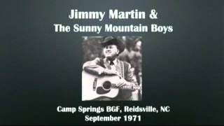 【CGUBA079】Jimmy Martin & The Sunny Mountain Boys September 1971
