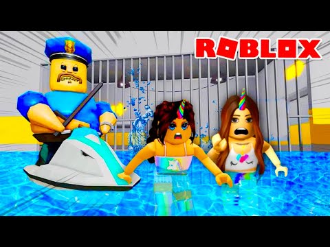 SCAPPIAMO dalla PRIGIONE sull’ACQUA di ROBLOX •Escape Police Roblox•