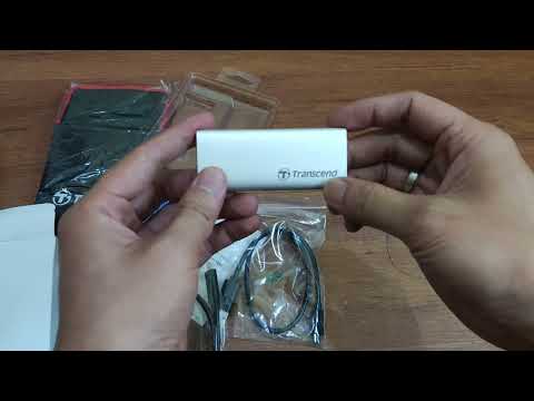 Unboxing SSD External Transcend | Transcend ESD260C