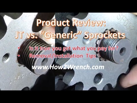 Changing sprockets? BAD brand new parts! #generic #sprocket #chainandsprockets #how2wrench