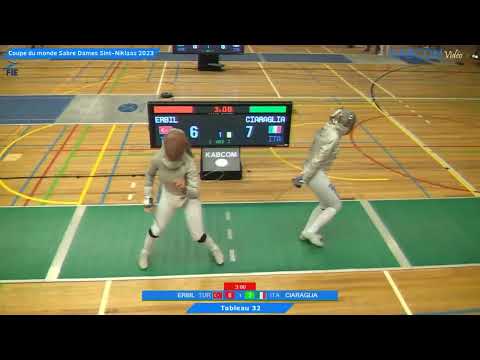 Sint Niklaas World Cup 2023 SWS - L32 - Nisanur Erbil TUR v Sofia Ciaraglia ITA