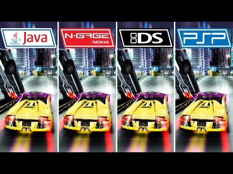 Asphalt Urban GT 2 | N-Gage vs Java vs PSP vs DS | Graphics Comparison