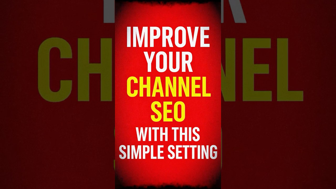 YouTube Channel Settings You MUST Change