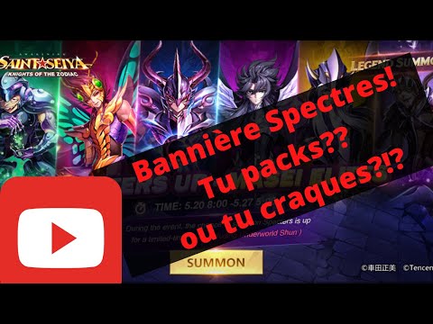 [Saint Seiya Awakening - SSA] Bannière des Spectres! Tu packs?? ou tu craques?!?