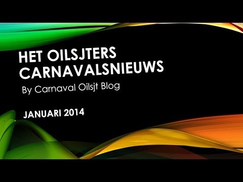 Het Oilsjters Carnavalsnieuws JANUARI 2014