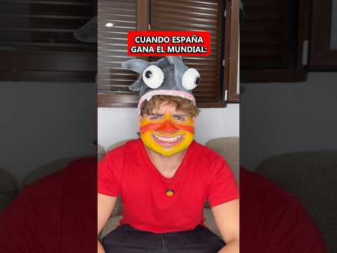 Cuando ESPAÑA Gana el MUNDIAL🏆⚽️#comedia