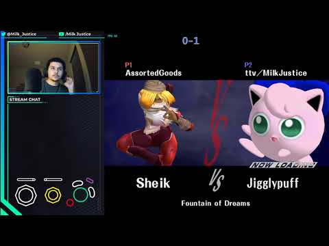 RRTBO - AssortedGoods (Sheik) vs MilkJustice (Jigglypuff) - WC Pool B1 LR3