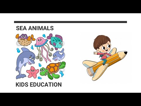 Sea Animals || Kids Education || English Learning || Arifa writes