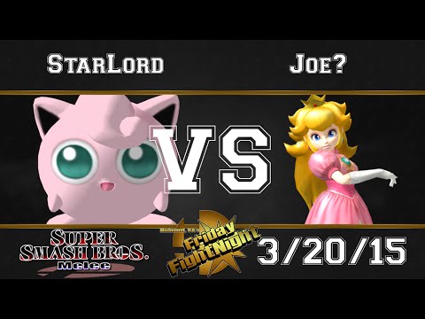 Friday FightNight - StarLord vs Joe? - SSBM Winners Bracket - Melee