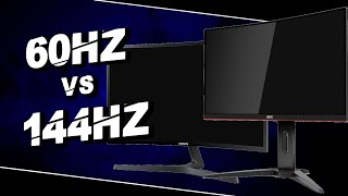 60hz Monitor vs 144hz - das sind die Unterschiede im Vergleich! AOC C24G1 & Samsung C24F396FHU