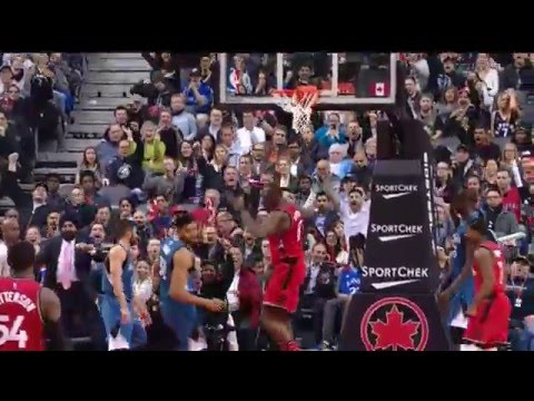 Raptors Highlights: Bismack Gets Busy - February 24, 2016