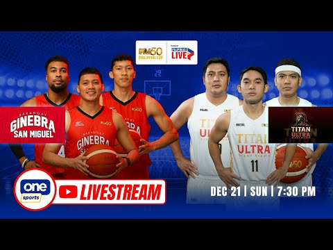 LIVE: BRGY. GINEBRA vs. TITAN ULTRA | PBA 50 PHILIPPINE CUP | December 21, 2025
