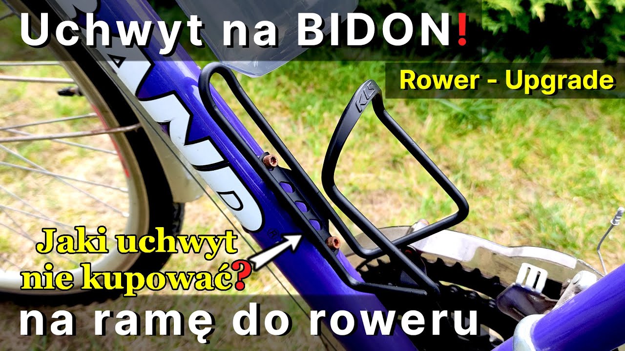 Rower 14 - Wymieniam uchwyt na bidon do roweru na ramę