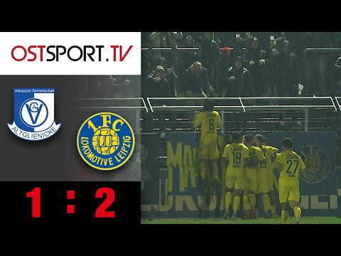 Lok dreht das Spiel in 3 Minuten: VSG Altglienicke - 1. FC Lokomotive Leipzig | RL NO | OSTSPORT.TV