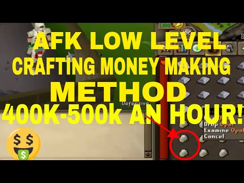 OSRS AFK CRAFTING 400-500k\HR MONEY MAKING METHOD 2019