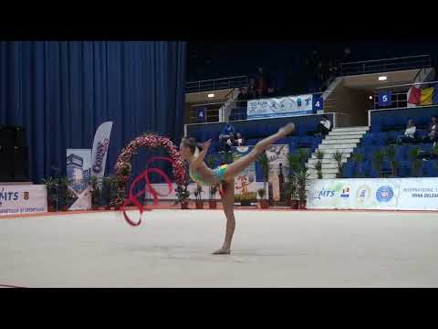 Alesia Kolomainen   FIN   Seniors   Apparatus Finals   Ribbon   Irina Deleanu Cup 2017