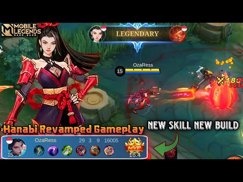 New Hanabi Revamped OP? Gameplay - Mobile Legends Bang Bang