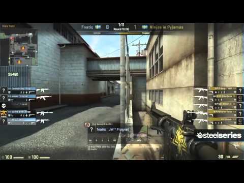 NiP vs Fnatic on de_train @ Dreamhack Winter 2013 Grand Finals (CS:GO NiP vs FNC) Game 3