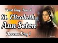 ST ELIZABETH ANN SETON Novena Prayer Day 1 Patron Saint Of Widows And Orphans